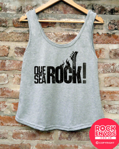 Musculosa pupera Rock en Vos Riff – Que sea rock art: MPU-0036
